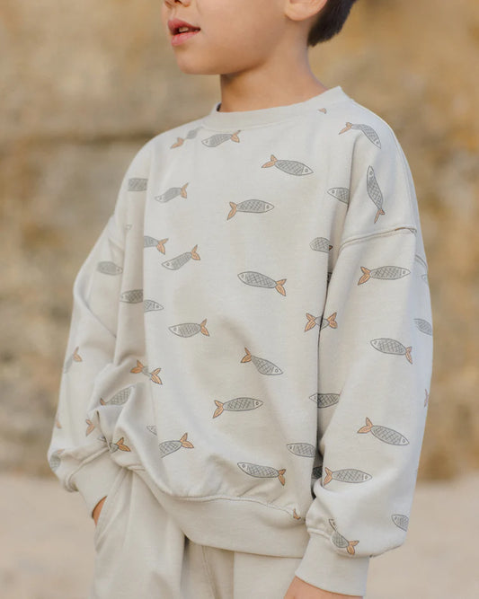 Sweatshirt | Sardines | Rylee & Cru