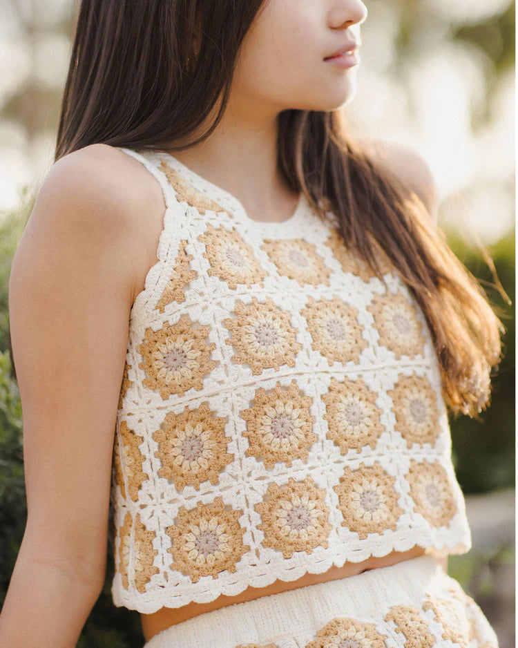 Crochet Tank Set | Marigold Daisy | Rylee & Cru