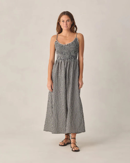 Ladies Chrissy Dress | Black Check | Rylee & Cru