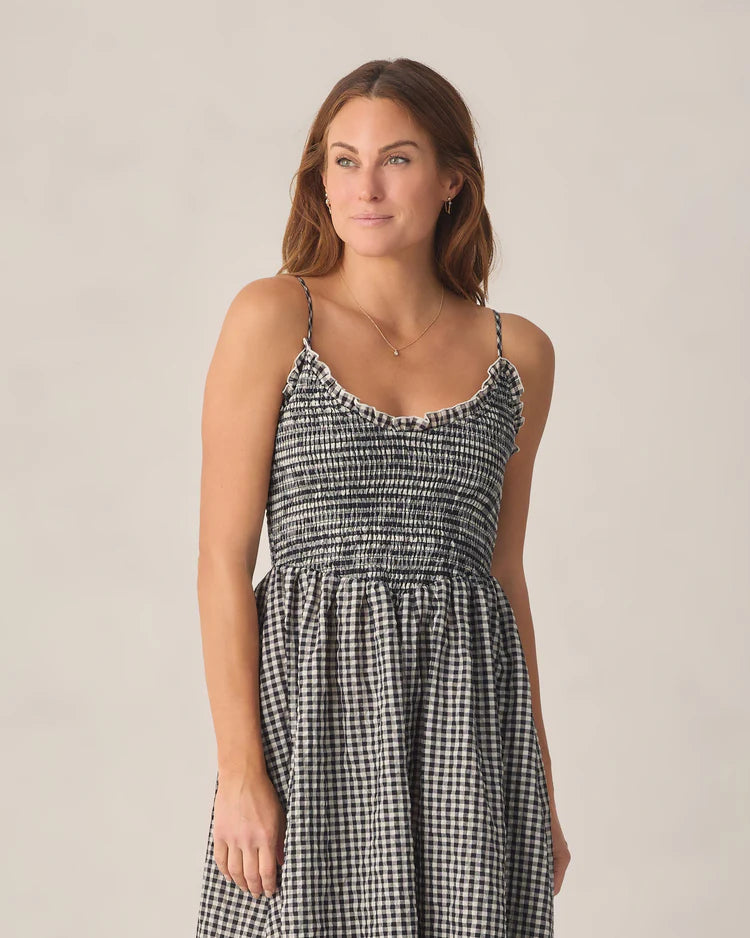 Ladies Chrissy Dress | Black Check | Rylee & Cru