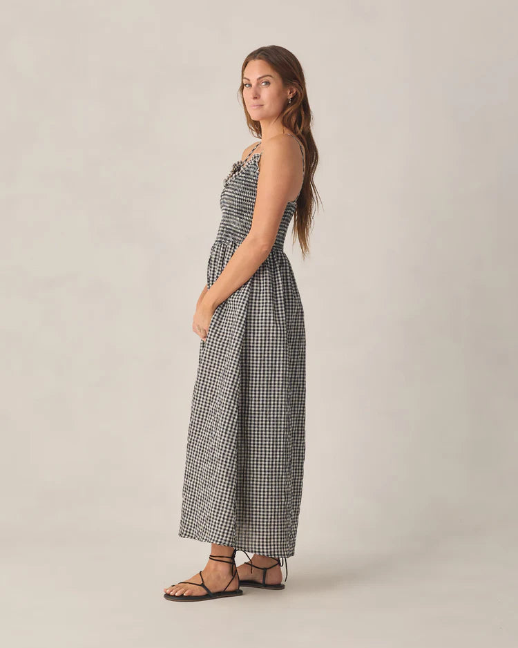 Ladies Chrissy Dress | Black Check | Rylee & Cru
