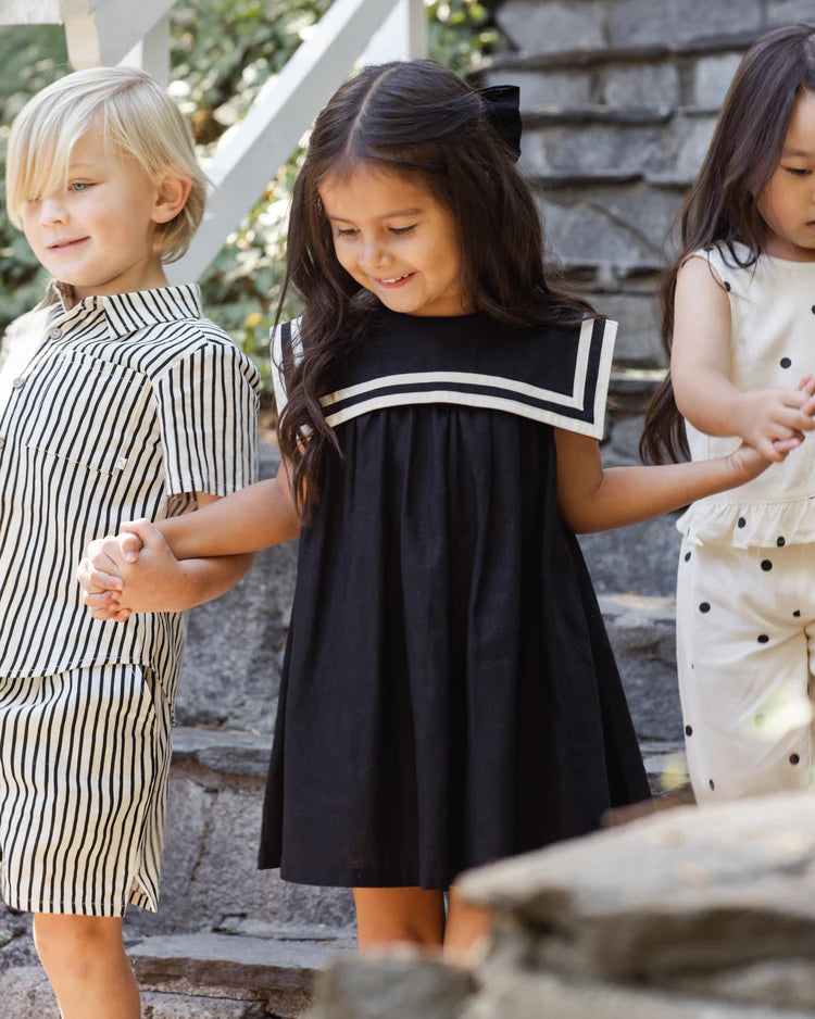 Sailor Dress | Black | Rylee & Cru