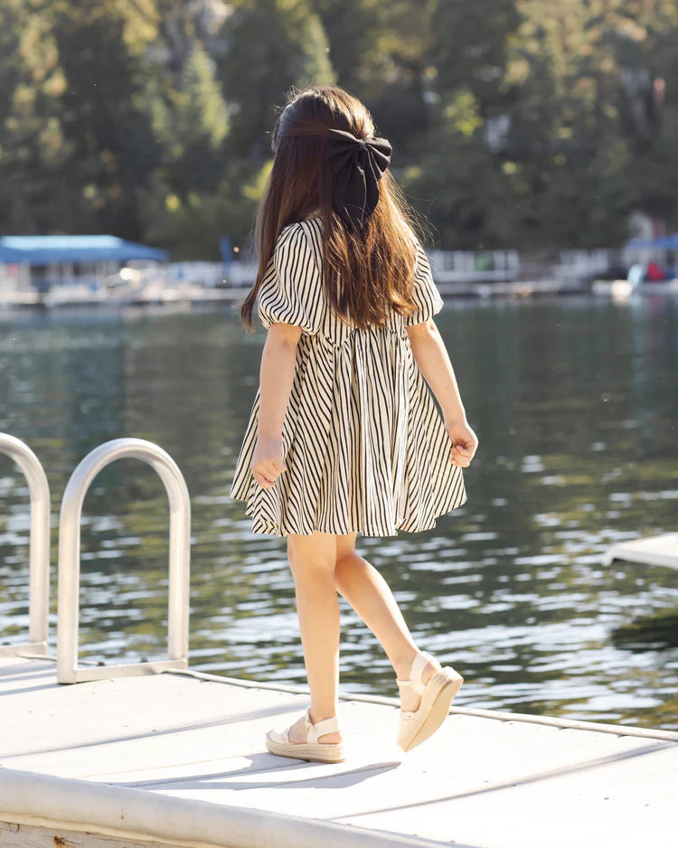 Rose Dress | Wavy Stripe | Rylee & Cru