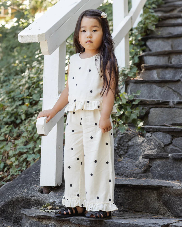Wide Leg Pant | Polka Dot | Rylee & Cru