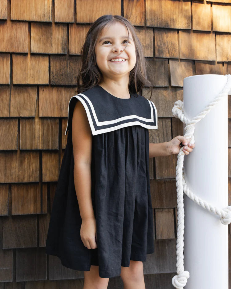 Sailor Dress | Black | Rylee & Cru