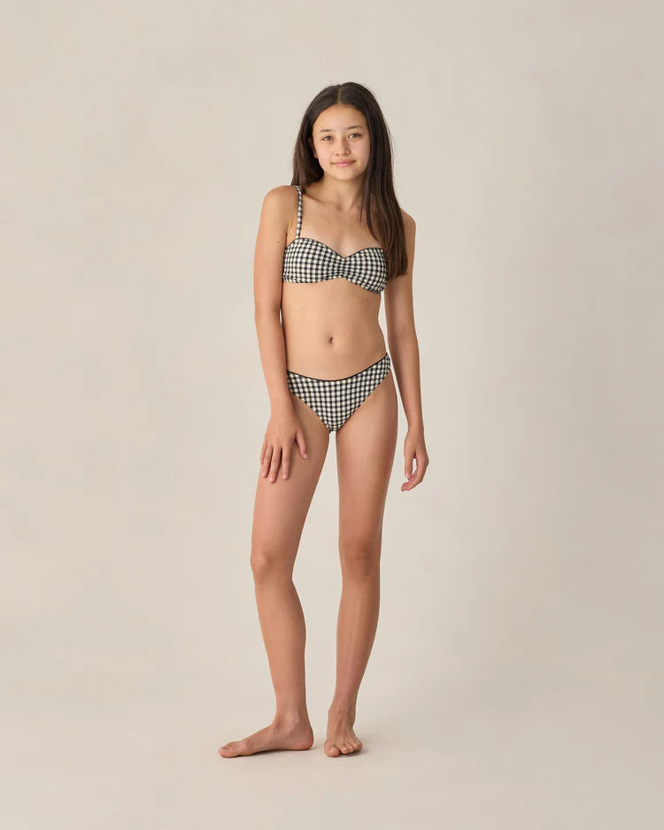 Teen Cardiff Bikini | Black Gingham | Rylee & Cru