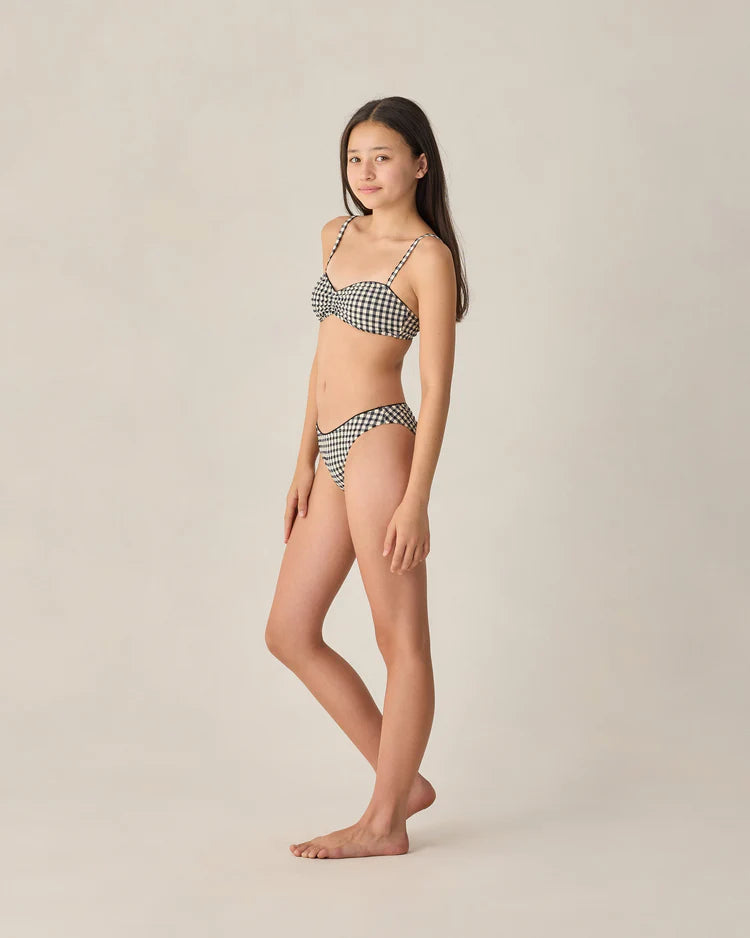 Teen Cardiff Bikini | Black Gingham | Rylee & Cru