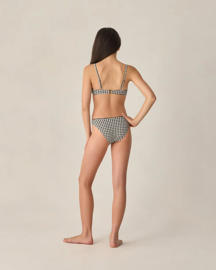 Teen Cardiff Bikini | Black Gingham | Rylee & Cru