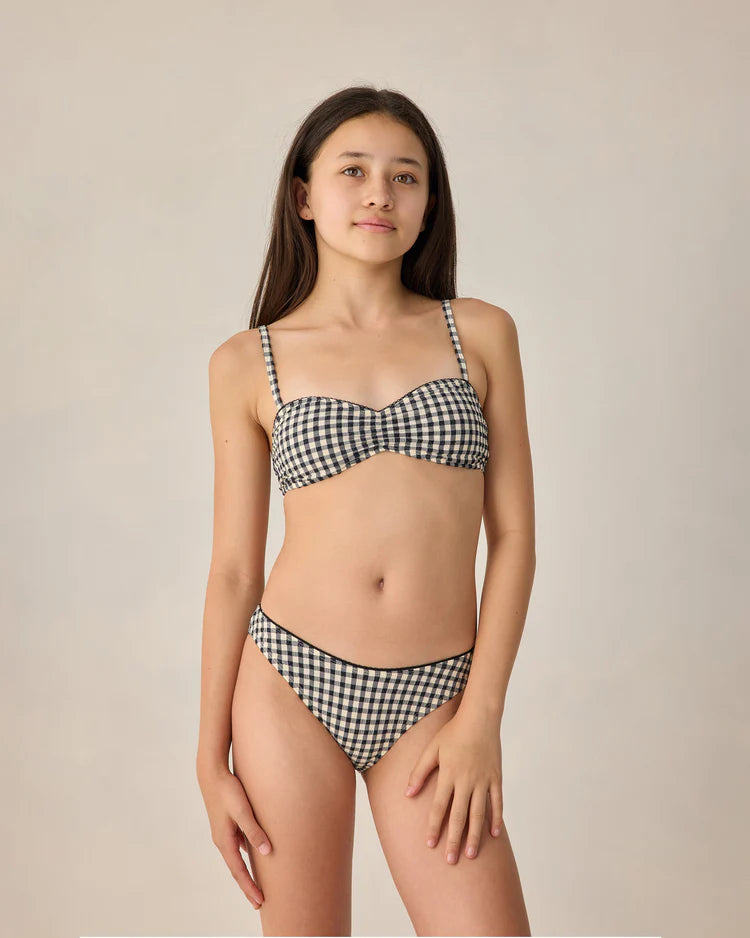 Teen Cardiff Bikini | Black Gingham | Rylee & Cru