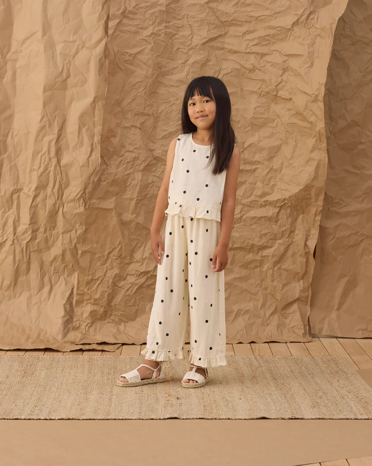 Wide Leg Pant | Polka Dot | Rylee & Cru