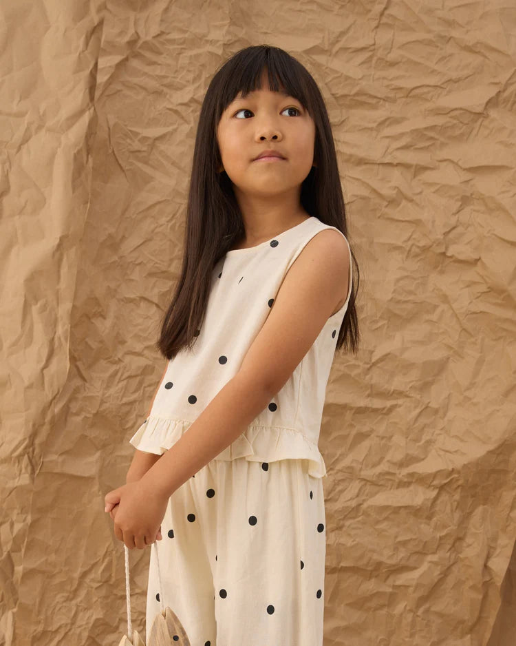 Wide Leg Pant | Polka Dot | Rylee & Cru