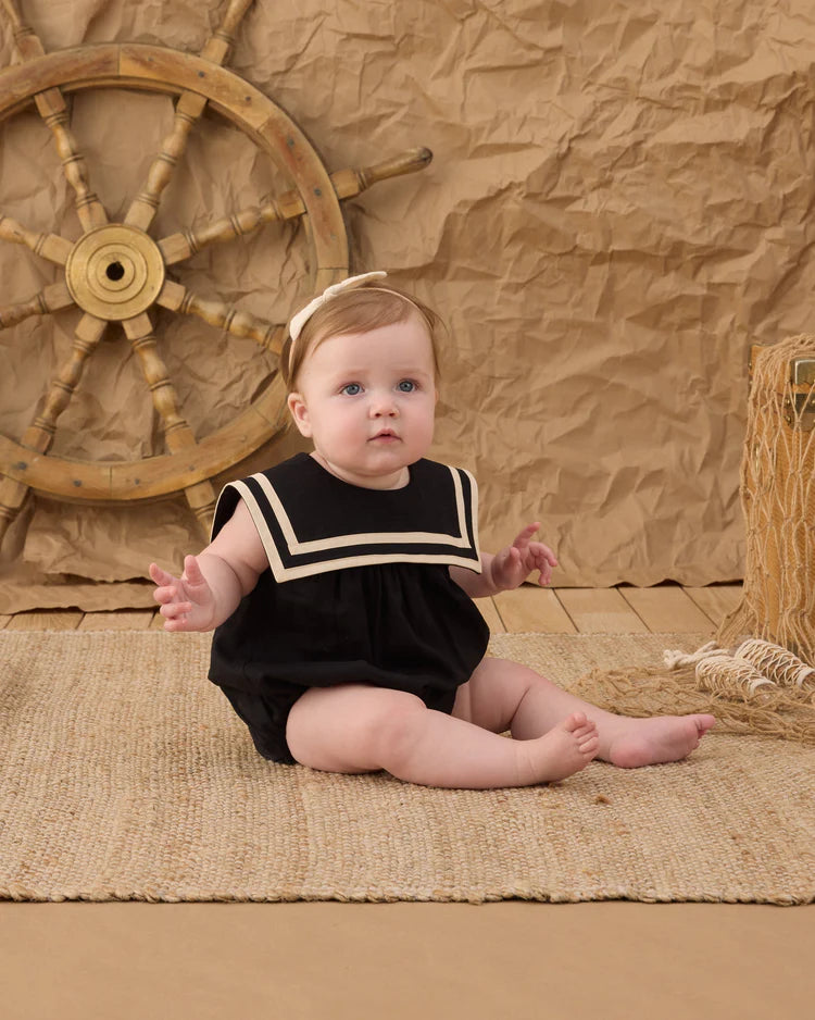 Sailor Romper | Black | Rylee & Cru
