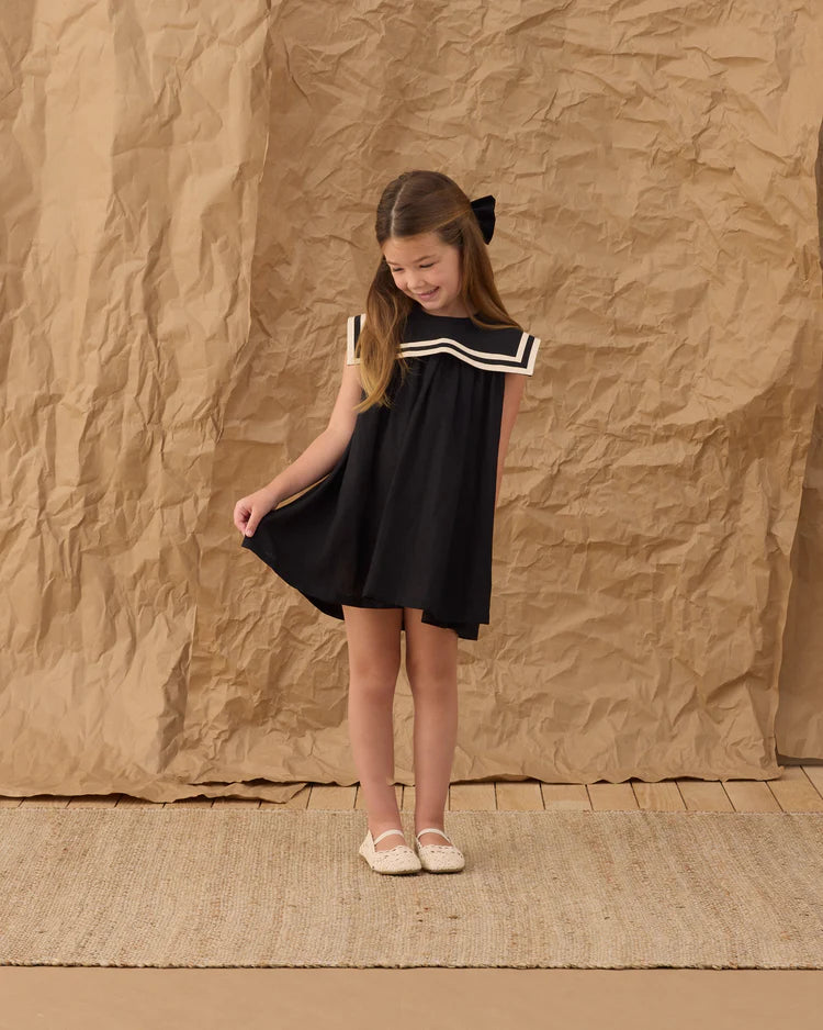 Sailor Dress | Black | Rylee & Cru