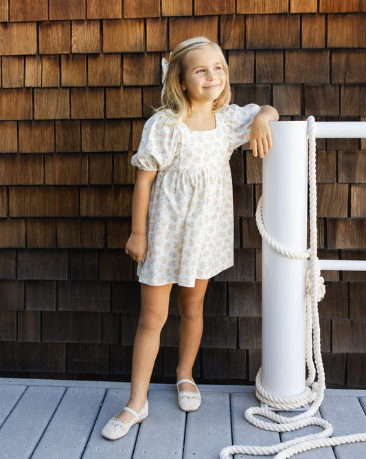 Brea Dress | Yellow Ditsy | Rylee & Cru