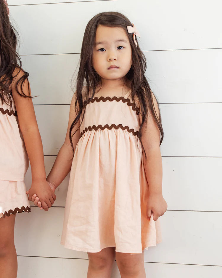 Ric Rac Dress | Blush | Rylee & Cru