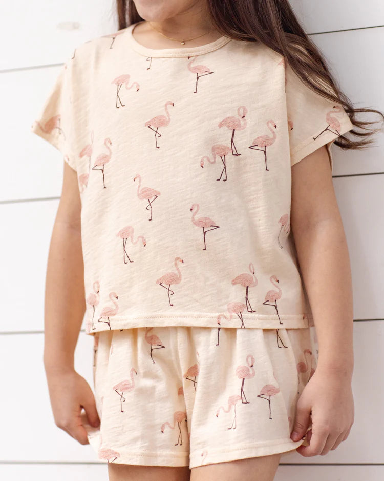 Raegan Set | Flamingo | Rylee & Cru