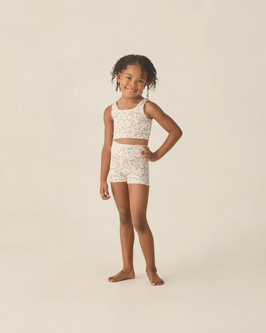 Shortie Short + Tank Set | Flower Field | Rylee & Cru