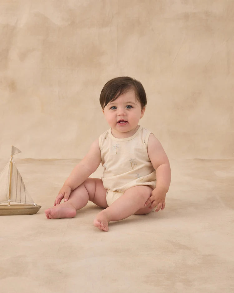 Bubble Onesie | Palms | Rylee & Cru