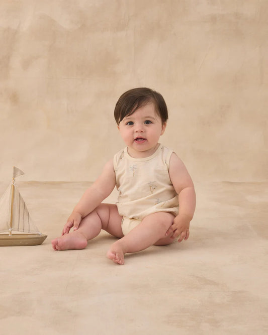 Bubble Onesie | Palms | Rylee & Cru