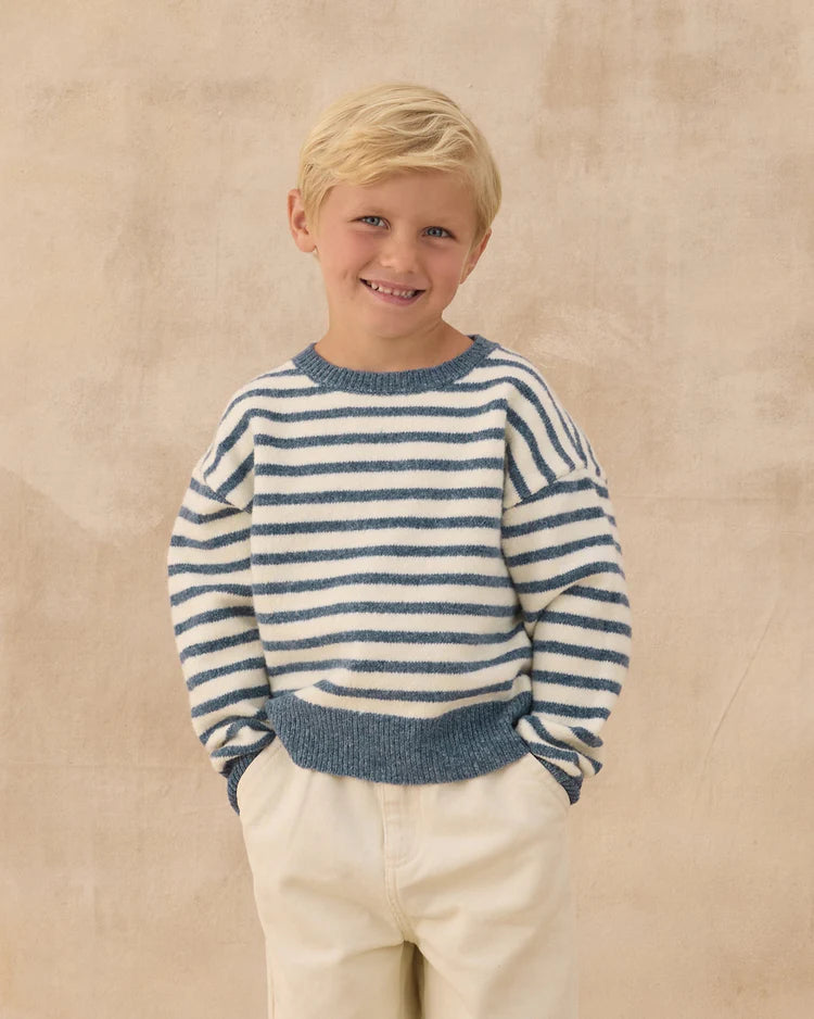 Aspen Sweater | Maritime Stripe | Rylee & Cru
