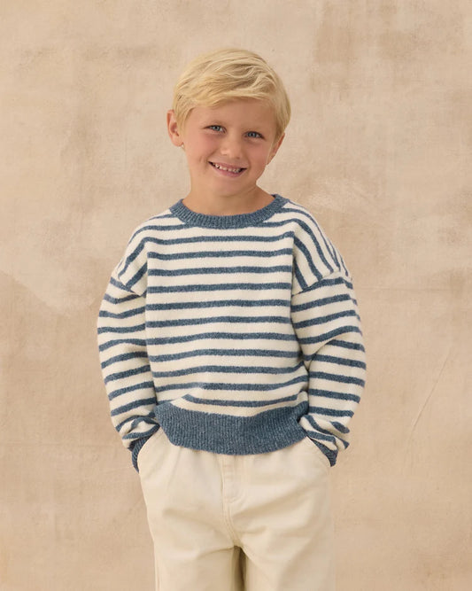 Aspen Sweater | Maritime Stripe | Rylee & Cru
