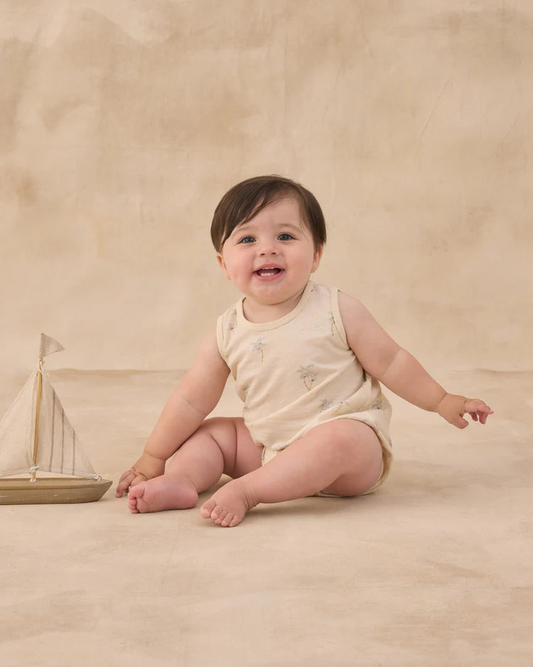 Bubble Onesie | Palms | Rylee & Cru