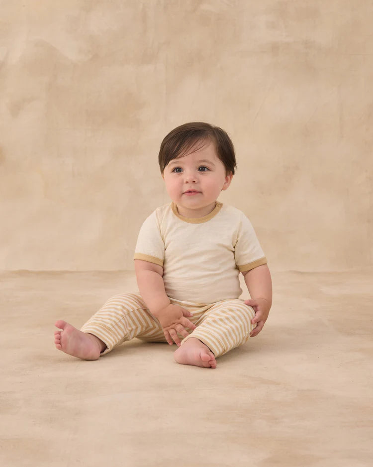 Ringer Bodysuit | Butterscotch | Rylee & Cru