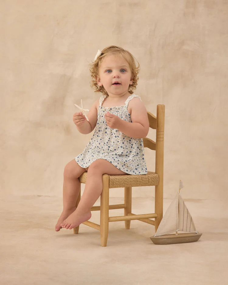 Swing Top & Bloomer Set | Blue Ditsy | Rylee & Cru