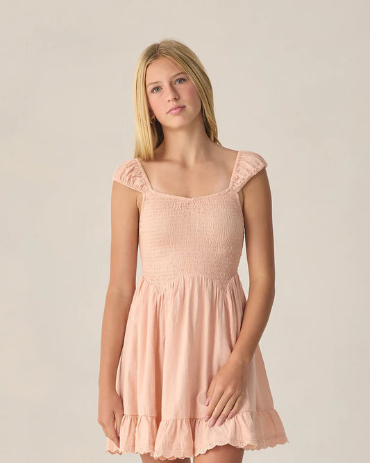 Teen Kalina Dress | Blush | Rylee & Cru