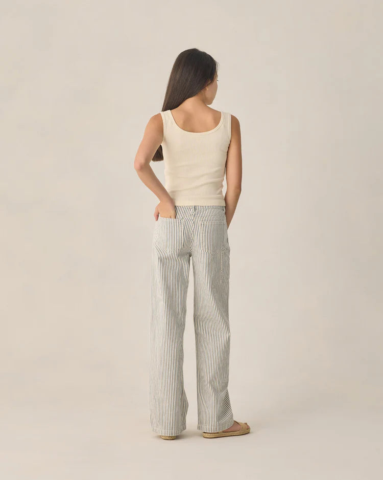 Teen Ribbed Tank | Natural | Rylee & Cru