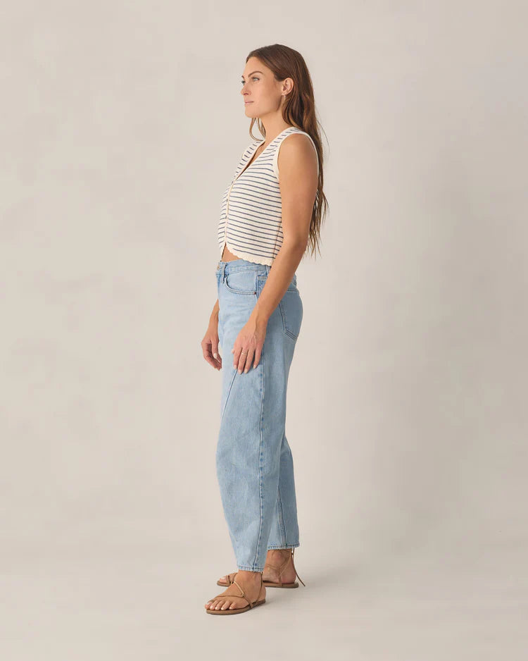 Knit Vest | Marine Stripe | Rylee & Cru