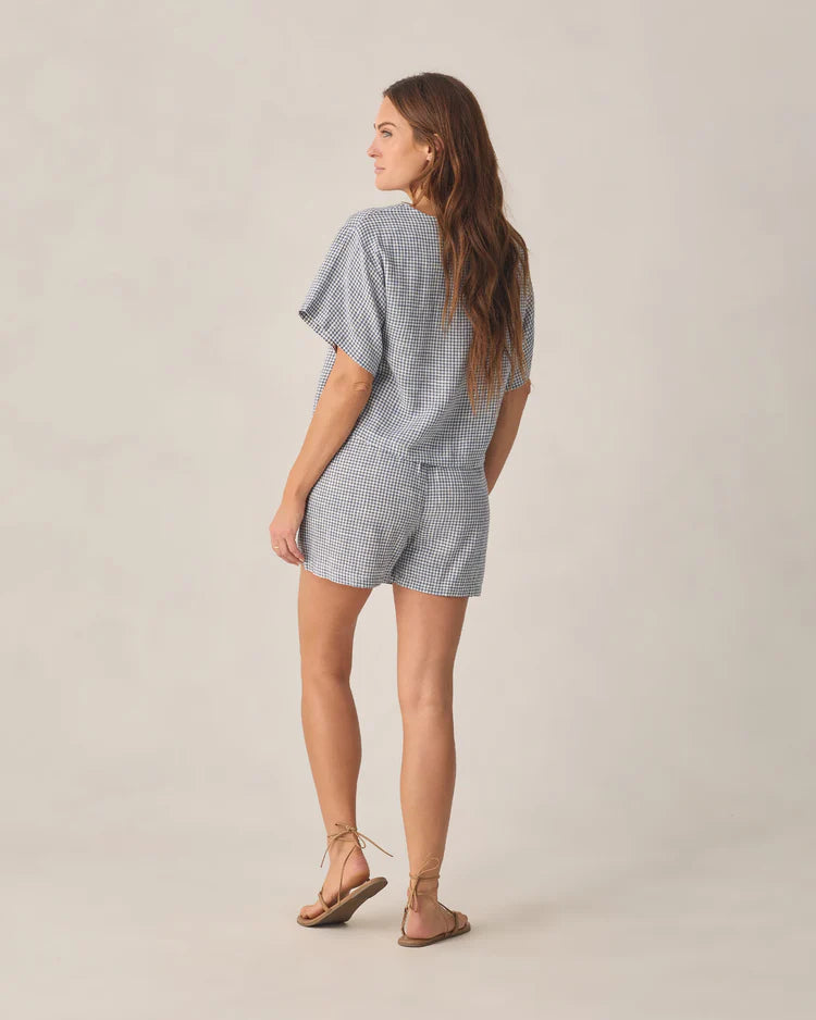 Juniper Set | Marine Gingham | Rylee & Cru