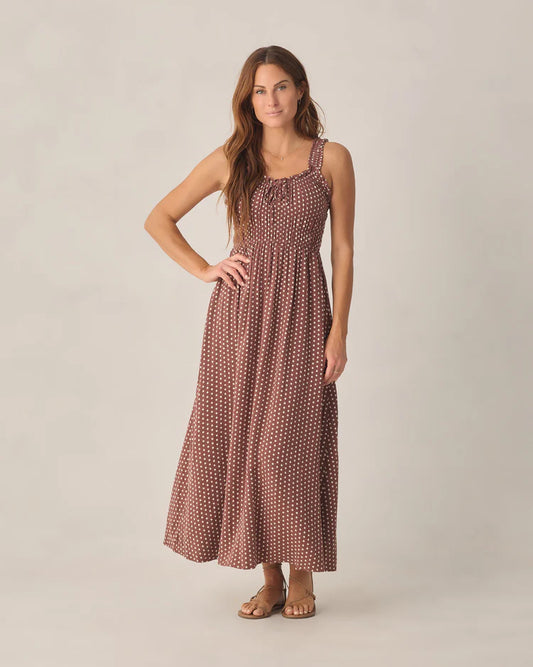 Jane Dress | Chocolate Polka Dot | Rylee & Cru