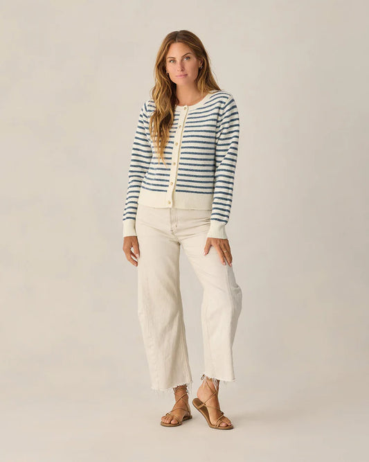Classic Cardigan | Maritime Stripe | Rylee & Cru