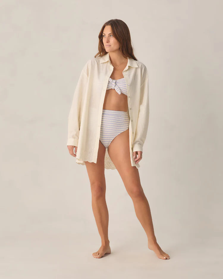 Women's Del Mar Shirt | Ivory | Rylee & Cru