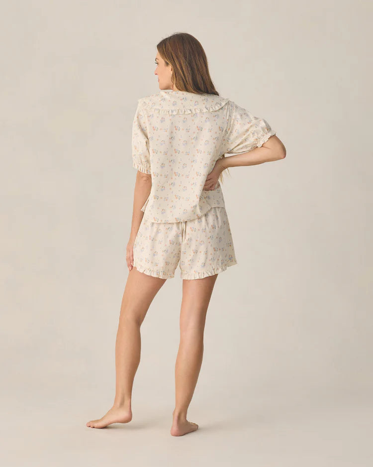 Women's Delilah Pajama Set | Pastel Garden | Rylee & Cru