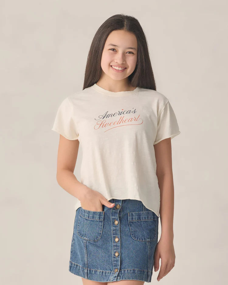 Teen Denver Mini Skirt | Navy | Rylee & Cru