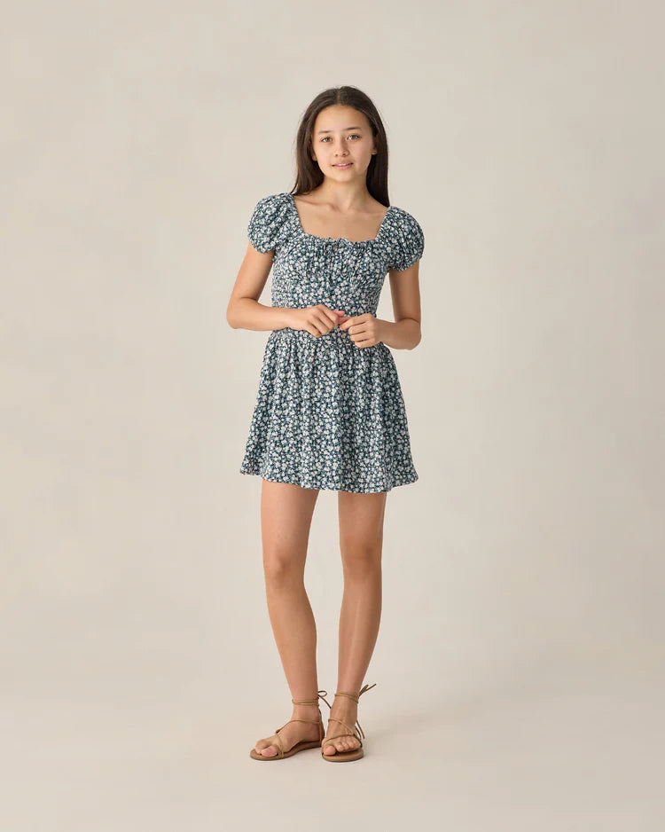 Teen Alex Dress | Navy Floral | Rylee & Cru