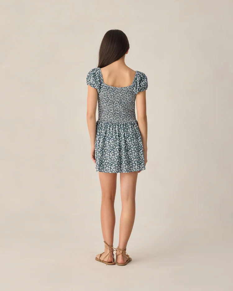 Teen Alex Dress | Navy Floral | Rylee & Cru
