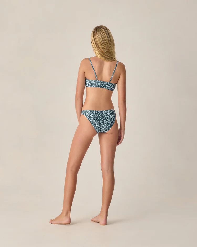 Teen Rashguard Bikini Set | Navy Floral | Rylee & Cru
