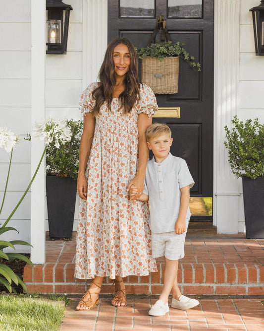 Ladies Dallas Dress | Americana Floral | Rylee & Cru