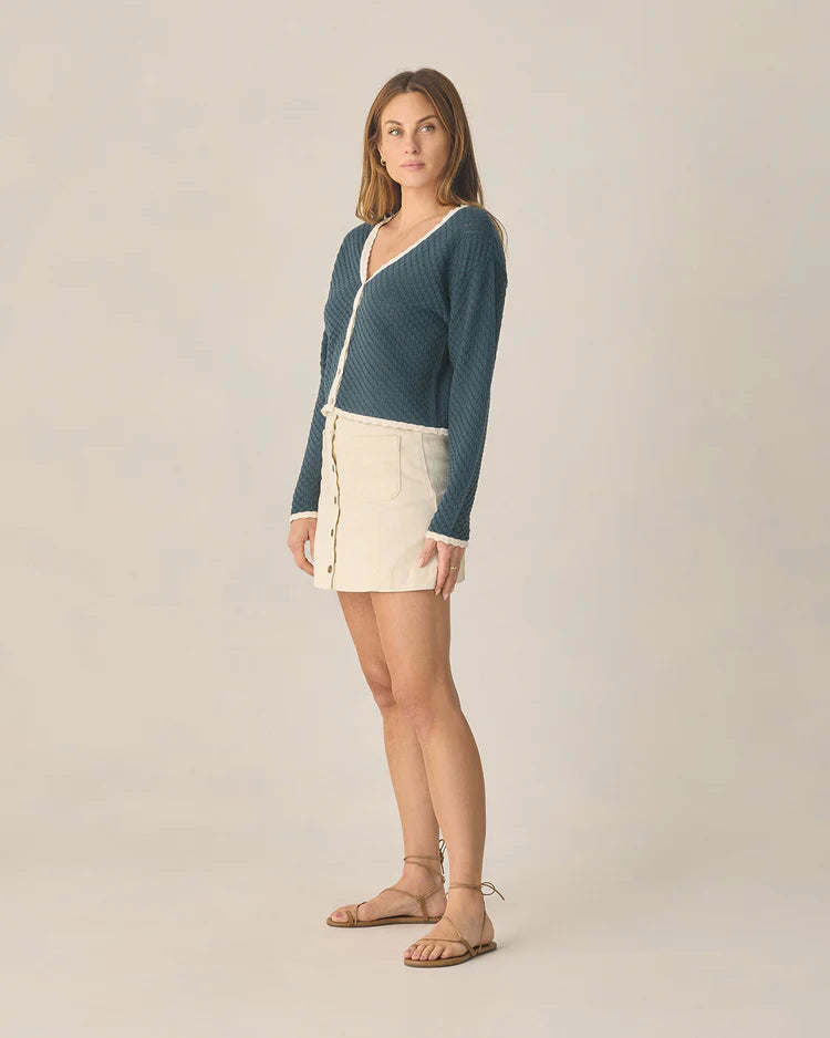 Ladies Ella Cardigan | Navy | Rylee & Cru