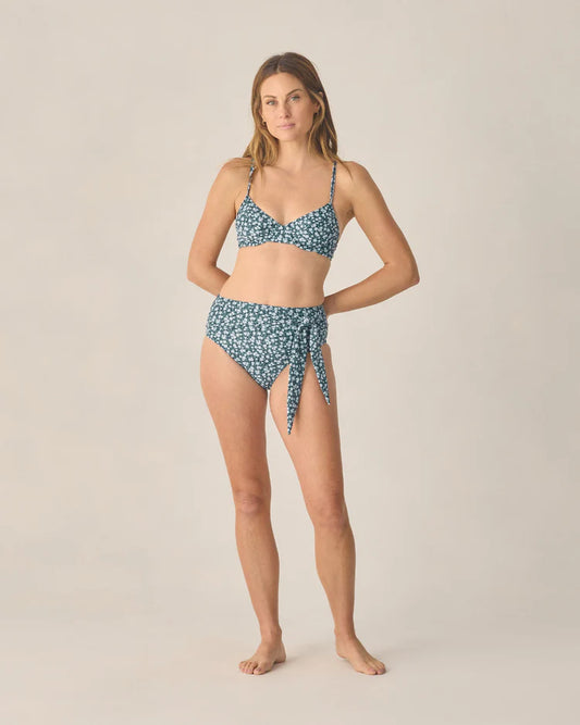 Women Bikini | Navy Floral | Rylee & Cru