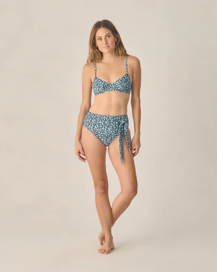 Women Bikini | Navy Floral | Rylee & Cru