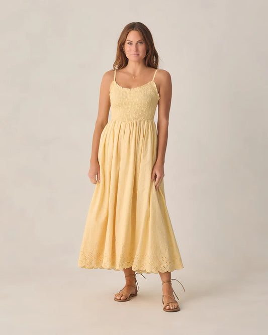 Ladies Chrissy Dress | Lemon | Rylee & Cru