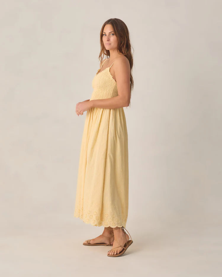 Ladies Chrissy Dress | Lemon | Rylee & Cru