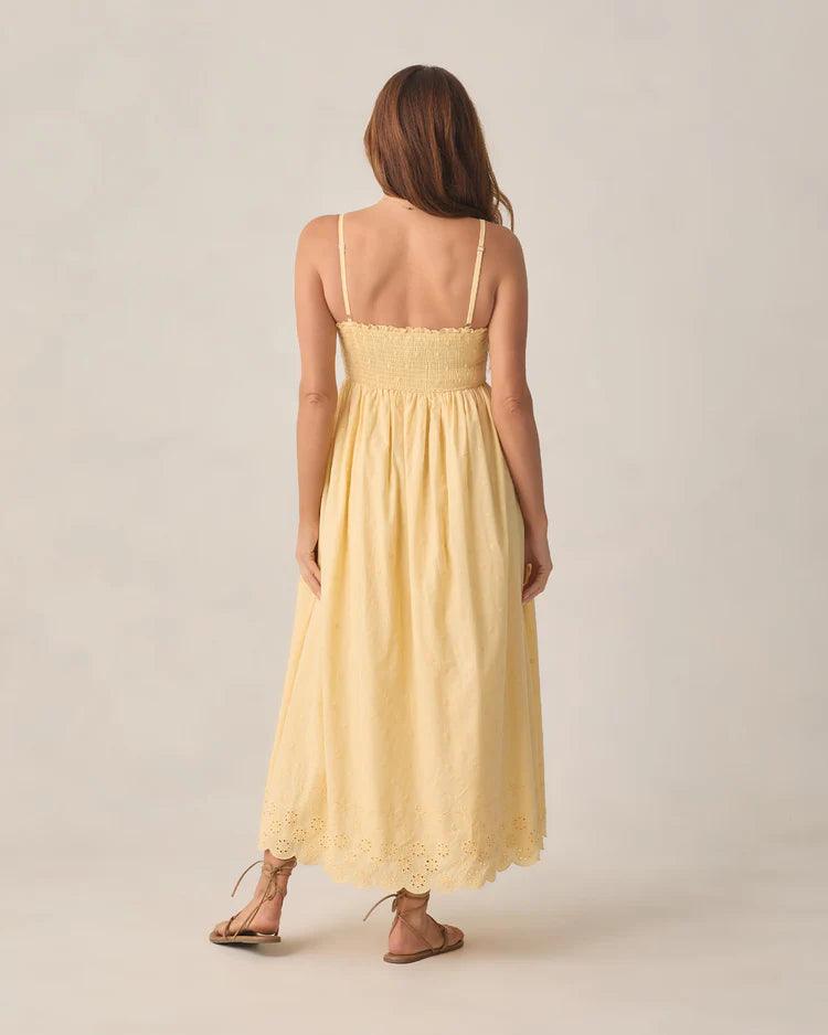 Ladies Chrissy Dress | Lemon | Rylee & Cru