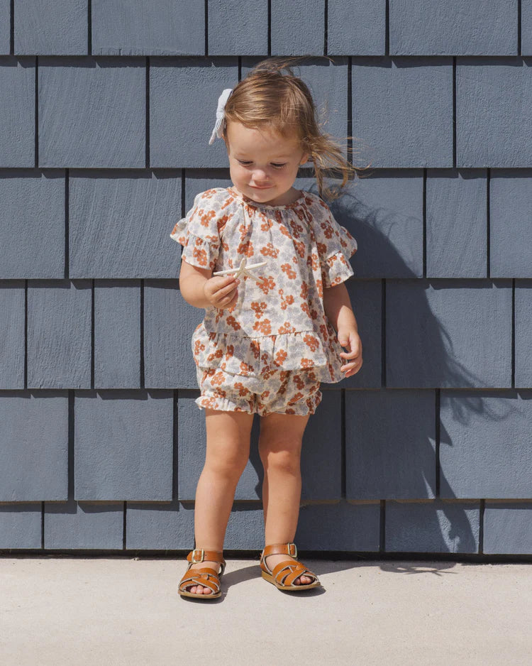 Butterfly Top & Bloomer Set | Americana Floral | Rylee & Cru