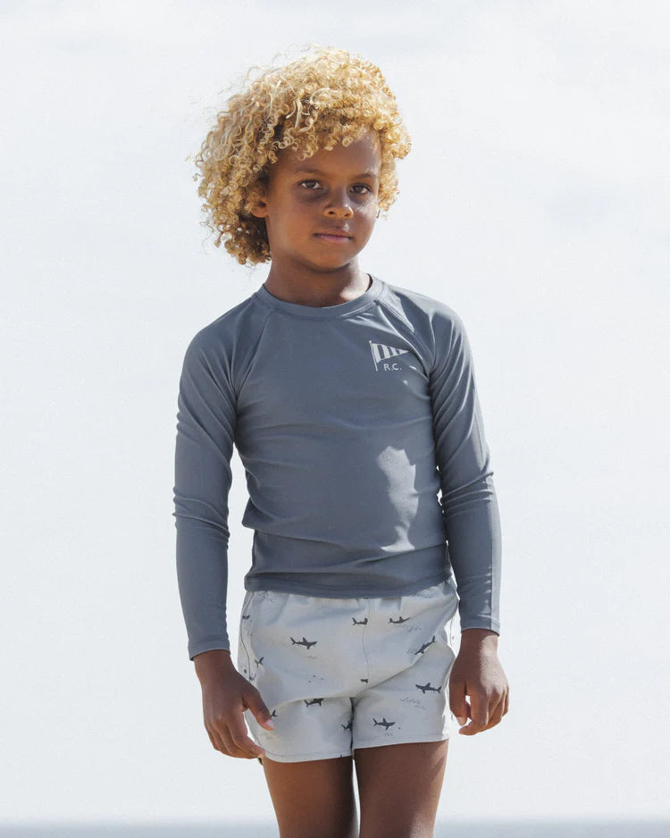 Long Sleeve Rashguard | Navy | Rylee & Cru