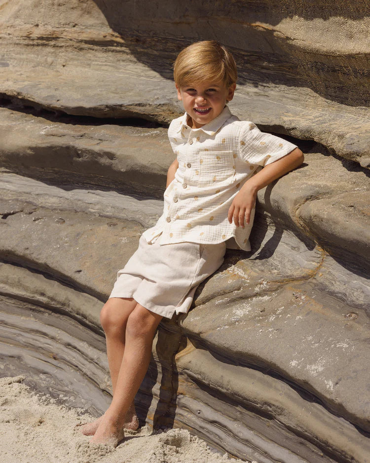 Perry Short | Heathered Cocoa | Rylee & Cru